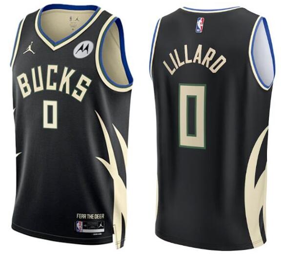 Milwaukee Bucks Damian Lillard #0