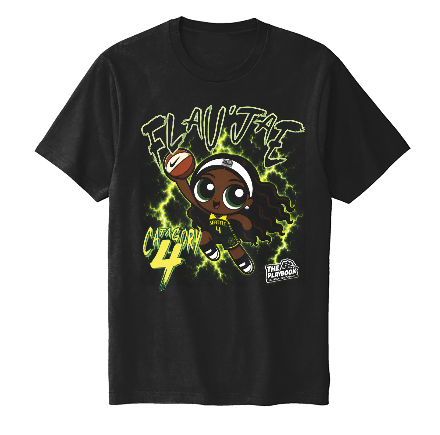 Flau'jae Catagory 4 Graphic T-shirt