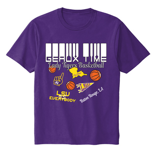 LSU Geaux Tigers WCBB Graphic Tee