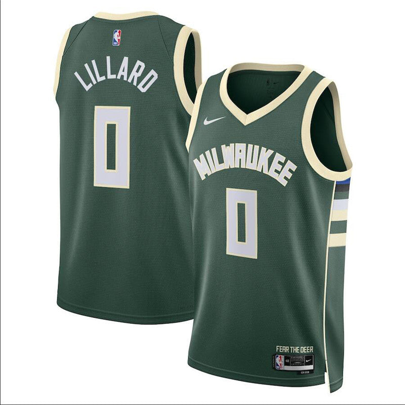 Milwaukee Bucks Damian Lillard #0