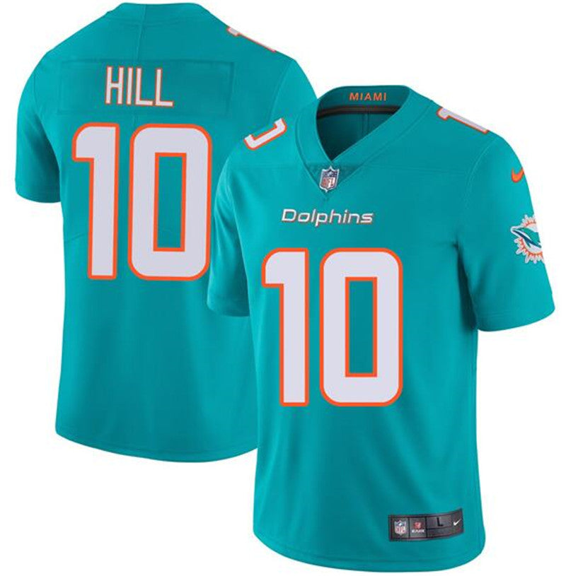 Nike Dolphins #10 Tyreek Hill Aqua Vapor F.U.S.E. or White Limited Jersey