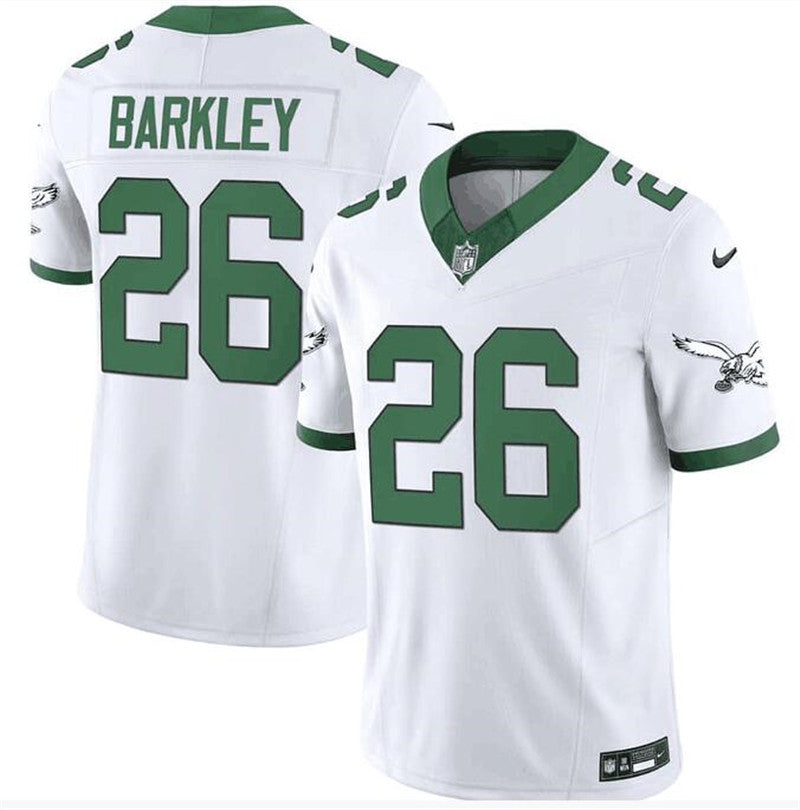 Nike Eagles #26 Saquon Barkley White Vapor Untouchable Limited Jersey