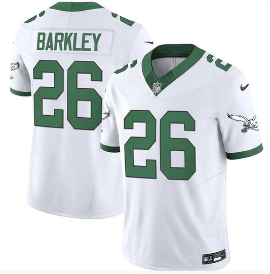 Nike Eagles #26 Saquon Barkley White Vapor Untouchable Limited Jersey