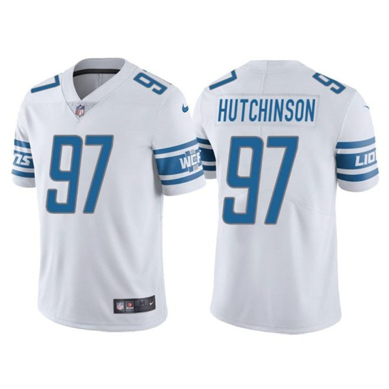 Nike Lions #97 Aidan Hutchinson Gray 2022 NFL Draft Vapor Untouchable Limited Jersey