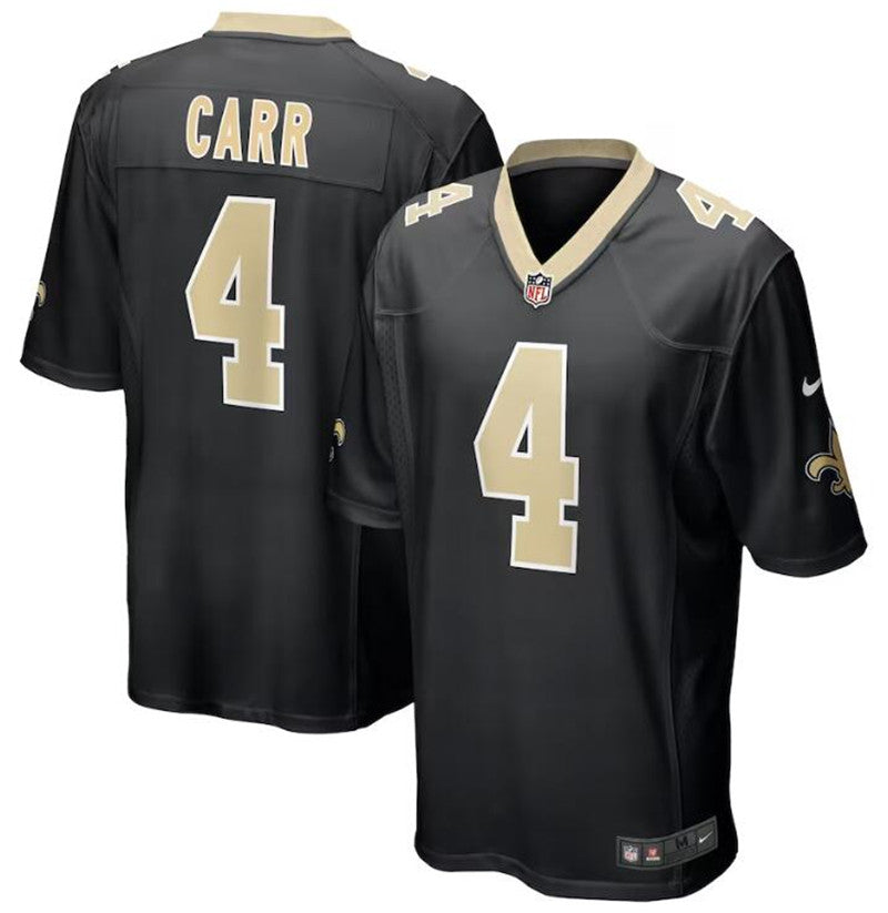 Nike Saints #4 Derek Carr Black Vapor Untouchable Limited Jersey