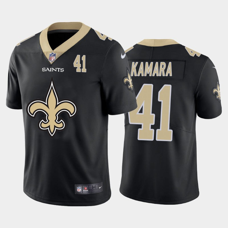 Nike Saints #41 Alvin Kamara 100th Season Vapor Untouchable Limited Jersey