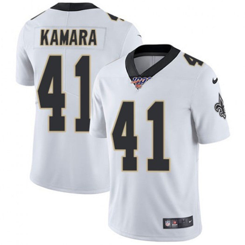 Nike Saints #41 Alvin Kamara 100th Season Vapor Untouchable Limited Jersey