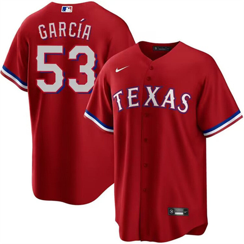 Rangers #53 Adolis Garcia Nike Jersey