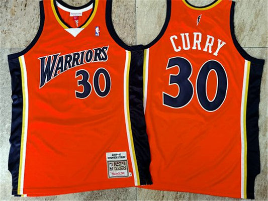 Warrior Stephen Curry #30 Orange 2009 Hardwood Classic